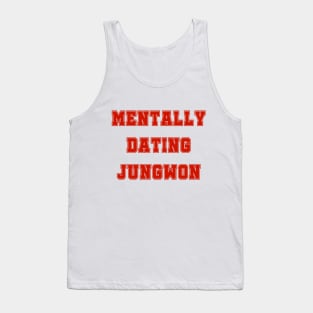 Mentally dating Enhypen Jungwon text | Morcaworks Tank Top